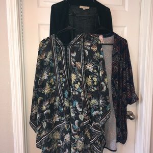 2x cover up bundle shrug cardigan